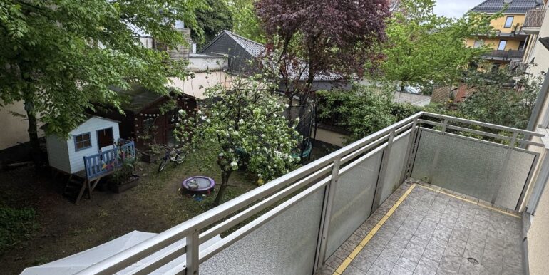 Balkon nach hinten
