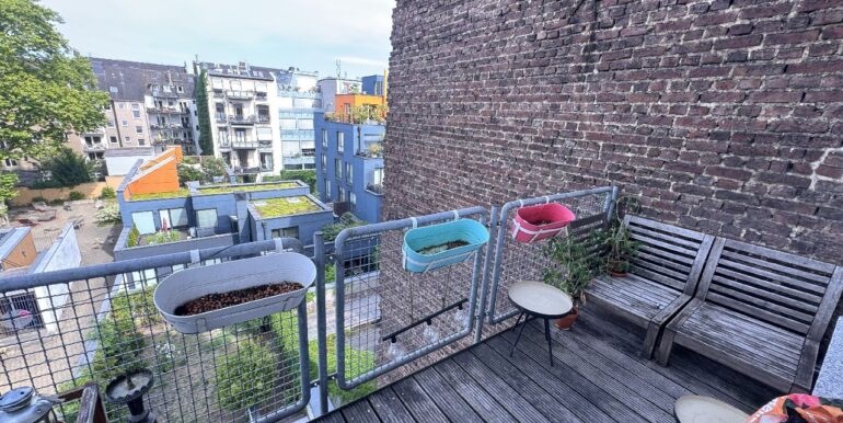 gemütlicher Balkon