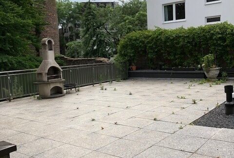 Riesige Terrasse