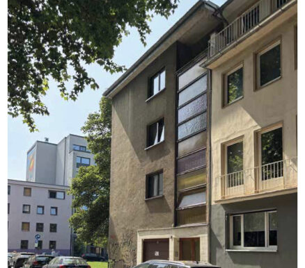 Straßenansicht vor Modernisierung