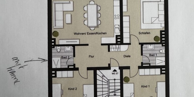 .... oder mit offener Wohnküche