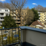 Blick vom Balkon