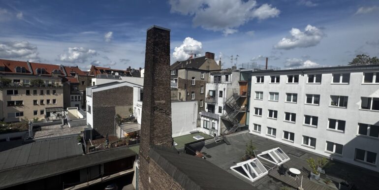 Über den Dächern der City