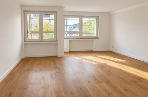 Das helle Wohnzimmer
